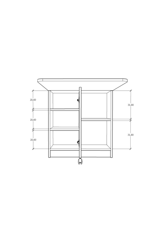 Petra Katlanır Mutfak Masası KM-18 - Görsel 3