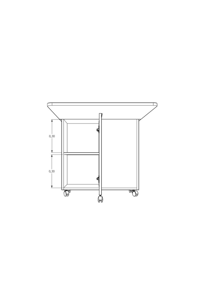 Petra Katlanır Mutfak Masası KM-11 - Görsel 5