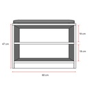 Puflu Ayakkabılık 60 CM (6 Renk) PUF-02 - Görsel 2