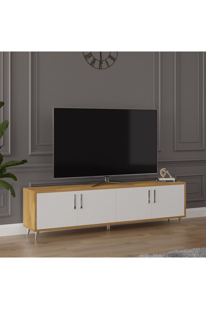 TV Ünitesi Beyaz & Petra T-03 (160 cm)  - Görsel 2
