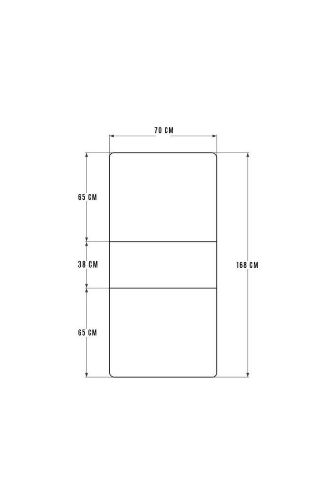 Retro Gri Katlanır Mutfak Masası KM-01 - Görsel 7