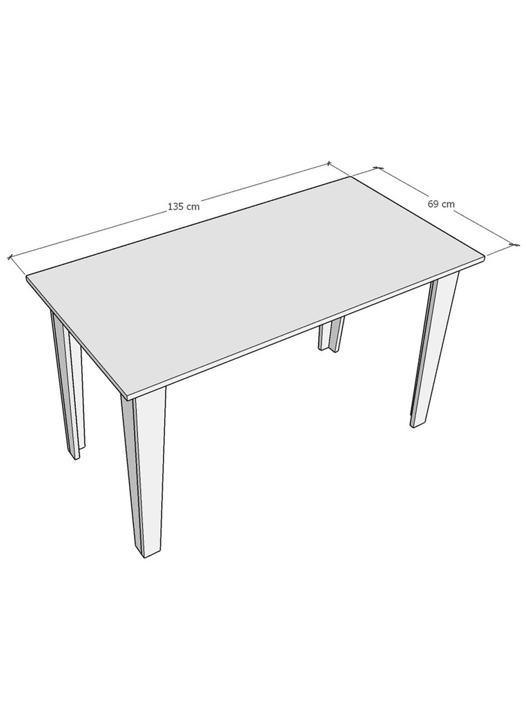 Yemek Masası %100 MDFLAM YM-01 - Görsel 3
