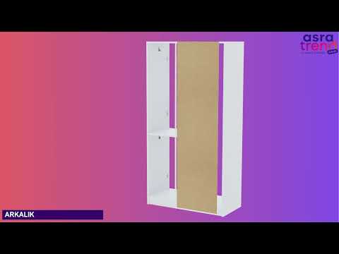 V-07 Dar Girişler İçin Vestiyer ve Portmanto 90 cm Ayakkabılıklı Askılıklı