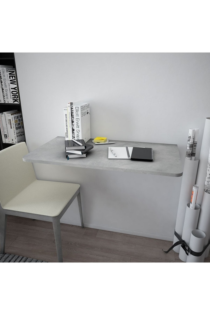 Dmm-03 Duvara Monte Masa Çalışma Yemek Masası Duvardan Açılan Montaj Monteli Masa - Görsel 3