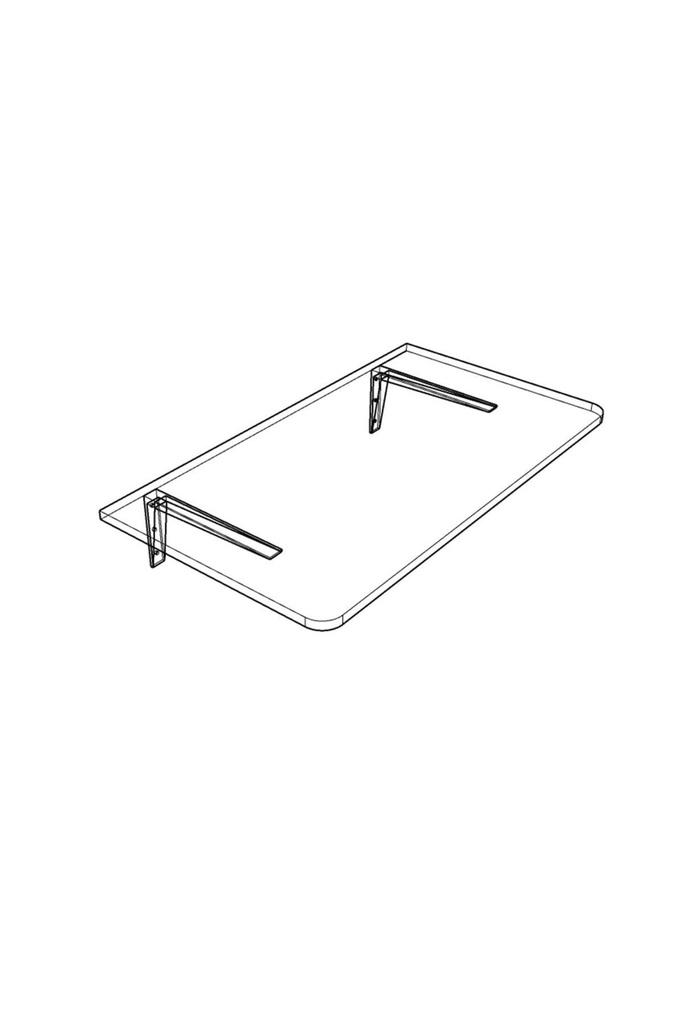 Dmm-05 Duvara Monte Masa Çalışma Yemek Masası Duvardan Açılan Montaj Monteli Masa - Görsel 7