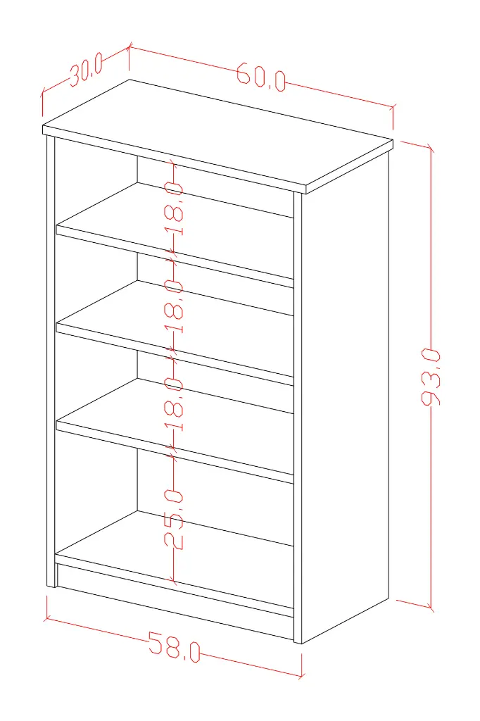 60x93 cm Ayakkabılık %100 MDFLAM (5 Renk Seçenekli) A-31 - Görsel 2
