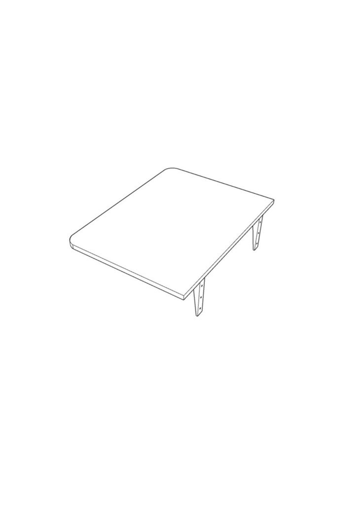 Dmm-09 Duvara Monte Masa Çalışma Yemek Masası Duvardan Açılan Montaj Monteli Masa - Görsel 6