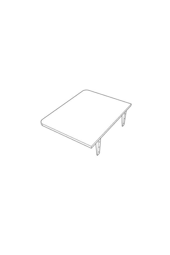 Dmm-10 Duvara Monte Masa Çalışma Yemek Masası Duvardan Açılan Montaj Monteli Masa - Görsel 7