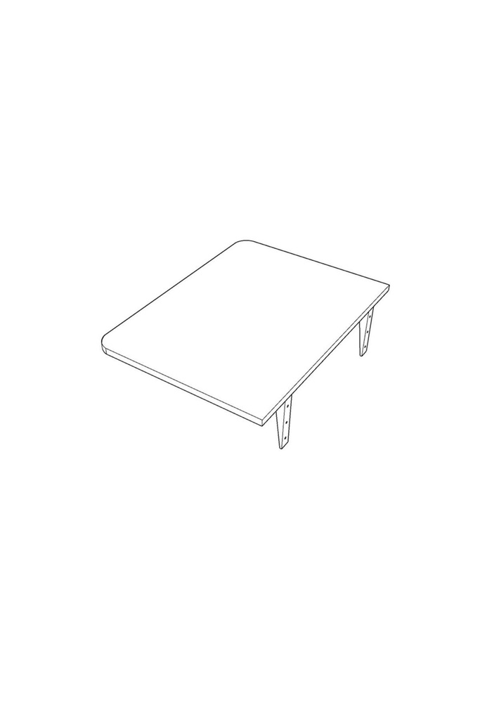 Dmm-11 Duvara Monte Masa Çalışma Yemek Masası Duvardan Açılan Montaj Monteli Masa - Görsel 7