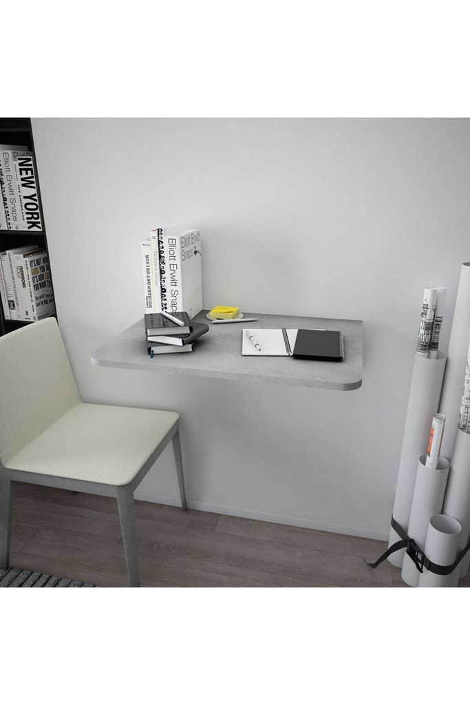 Dmm-11 Duvara Monte Masa Çalışma Yemek Masası Duvardan Açılan Montaj Monteli Masa - Görsel 3