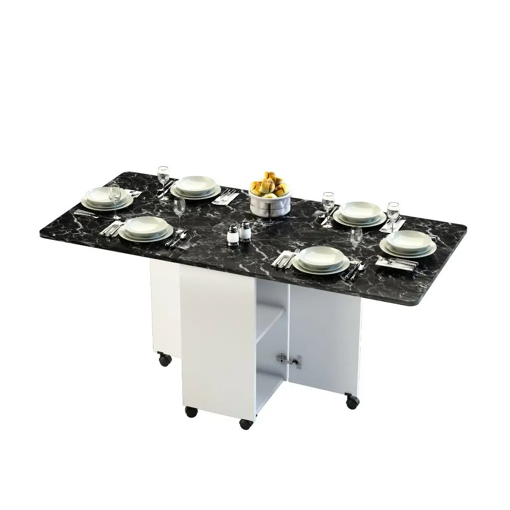 Katlanır Mutfak Masası Royal Mermer KM-15  - Görsel 5