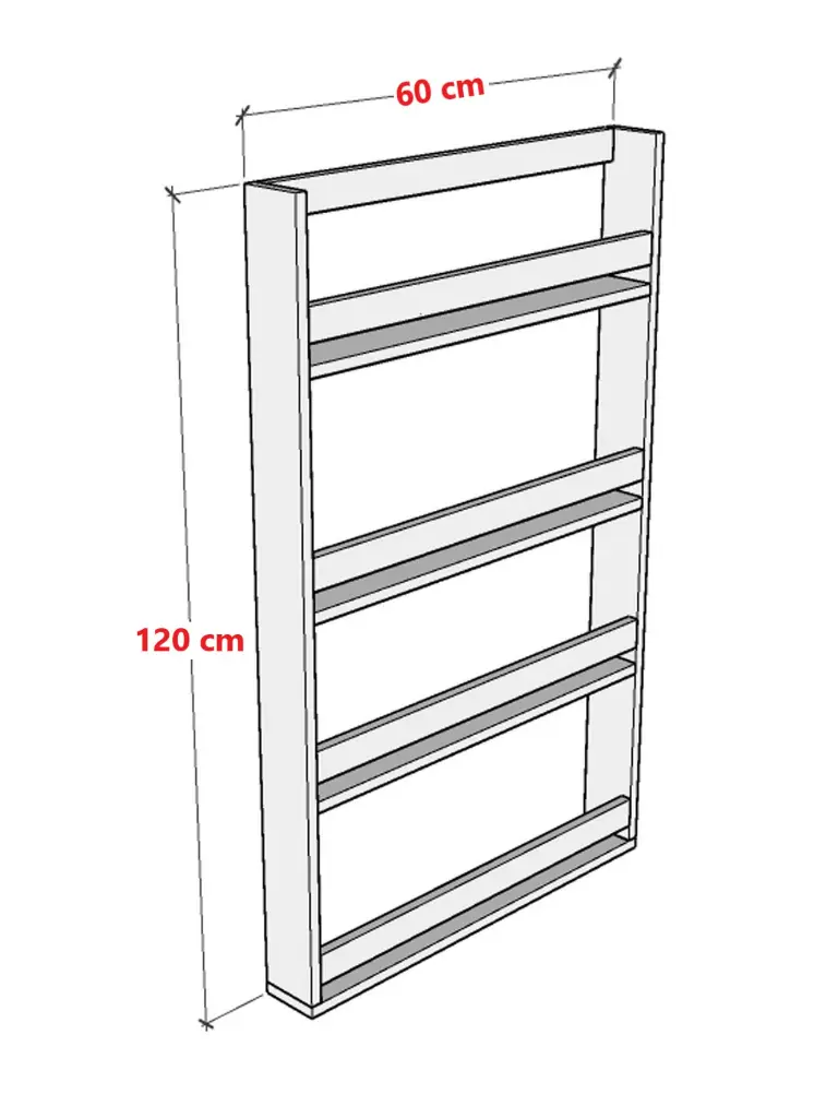 Çocuk Odası Raf / Kitaplık ÇR-01  - Görsel 2