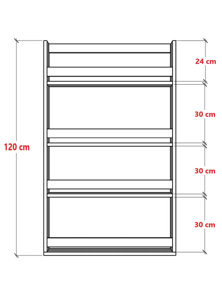 Çocuk Odası Raf / Kitaplık ÇR-01  - Görsel 3