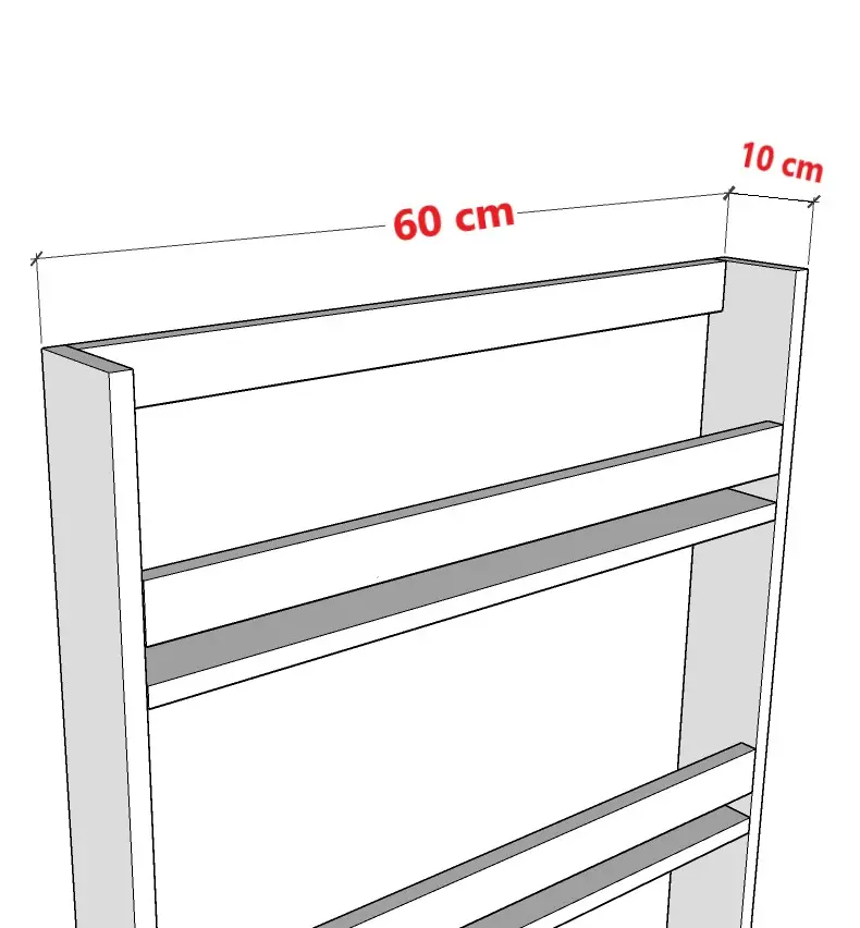 Çocuk Odası Raf / Kitaplık ÇR-01  - Görsel 4