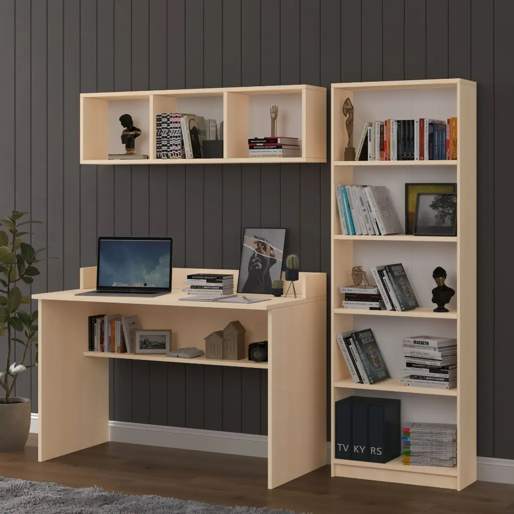 Çalışma Masası 3'lü Model - AkçaAğaç.webp