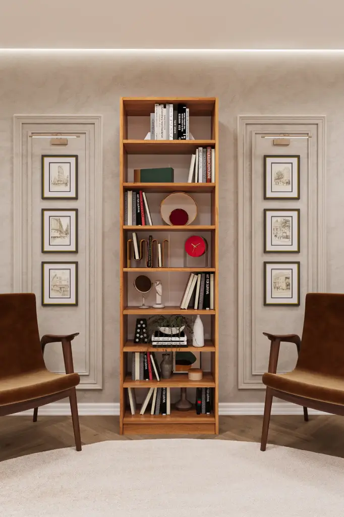 Petra Kitaplık – 60x205 cm 8 Raflı K-05