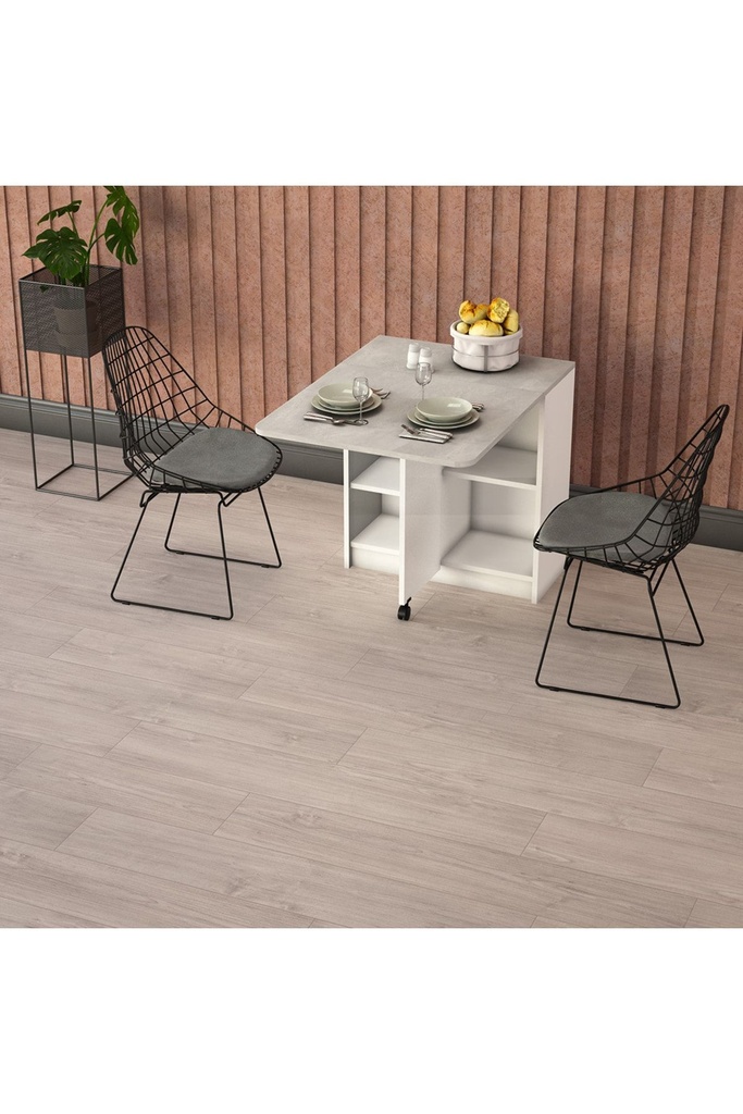 Retro Taş Katlanır Mutfak Masası KM-21