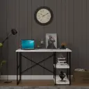 Çalışma Masası Metal Ayaklı Raflı 120x60 cm METALCM01