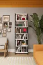 7 Raflı Metal Kitaplık Tek Modül 55x170 cm METALK01