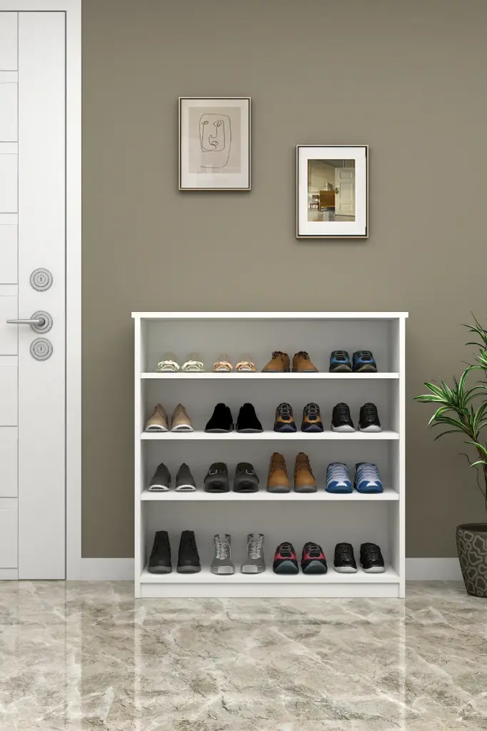 90x93 cm Ayakkabılık %100 MDFLAM (9 Renk Seçenekli) A-32