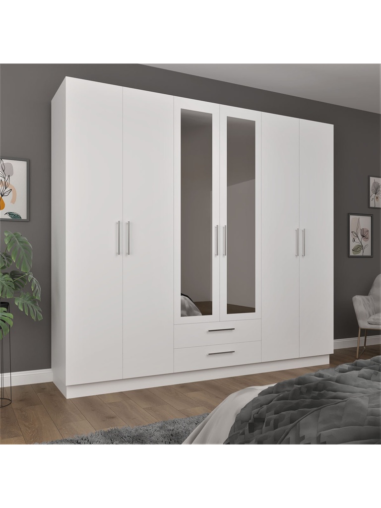 6 Kapaklı Gardırop 240cm G-05