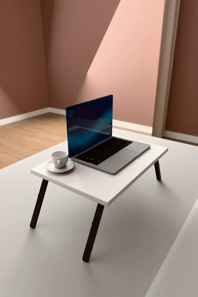 Katlanır Laptop Sehpası 50x35 cm Portatif MDF 9 Renk - LAPTOPMASA01
