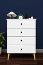 4 Çekmeceli Şifonyer 65 cm MDF Dar Model - ŞF-01
