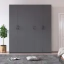 5 Kapaklı 150cm Gardırop %100 MDFLAM G-09