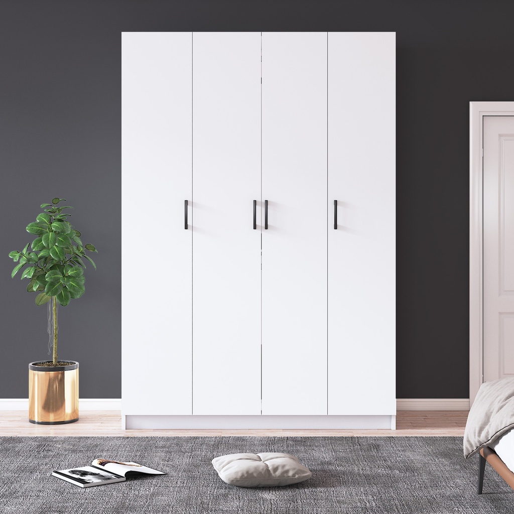 4 Kapaklı Gardrop 120cm %100 MDFLAM G-08