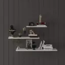 Modern Organizer Düzenleyici Dekoratif Kitaplık Banyo Mutfak 3'lü Duvarrafı