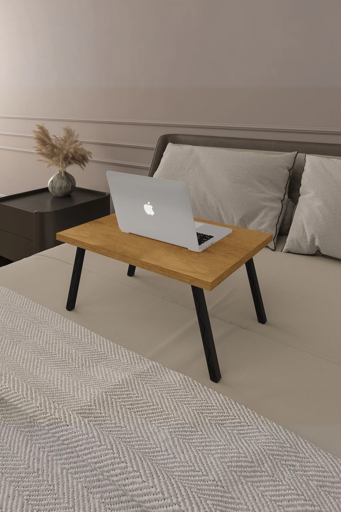 Katlanır Laptop Sehpası 50x35 cm Portatif MDF 8 Renk - LAPTOPMASA01