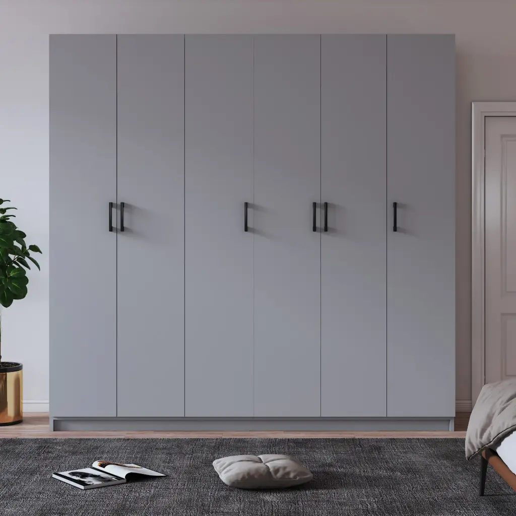 %100 MDFLAM 6 Kapaklı 180cm Gardrop G-06 G-06