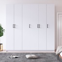 %100 MDFLAM 6 Kapaklı 180cm Gardrop G-06 G-06