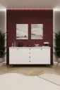 Konsol Dresuar 4 Çekmeceli 2 Kapaklı 160 cm Geniş Çok Renkli - KNSL-04