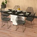 Katlanır Mutfak Masası Royal Mermer KM-15 