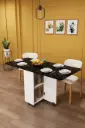 Royal Mermer Katlanır Mutfak Masası %100 MDFLAM KM-15 
