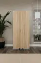 Sonoma Büyük Boy Kapaklı İçi Raflı Kiler Dolabı 80x180 cm - MK-17