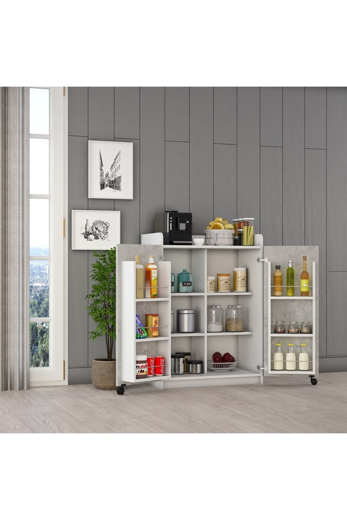 Retro Taş Mutfak Kiler Dolabı MK-10