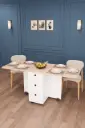 Katlanır Mutfak Masası Akça Ağaç %100 MDFLAM KM-09