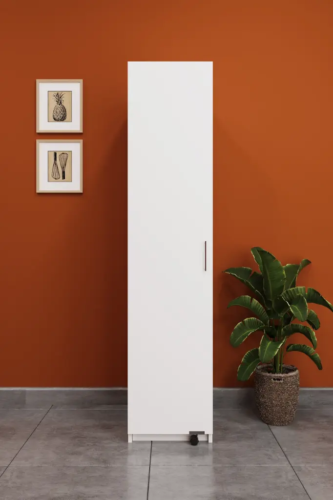 Lüks Çok Amaçlı Kiler Dolabı %100 MDF Erzak Organizer Mutfak Dolabı MK19