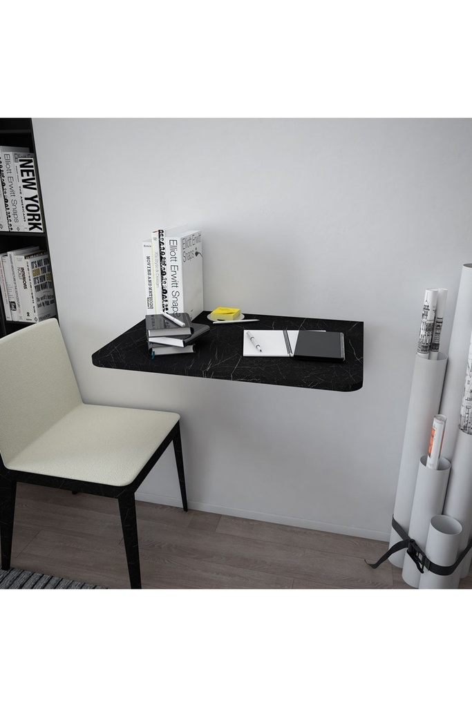 Duvara Monte Katlanır Masa - 68 cm - Royal Mermer - DMM-12