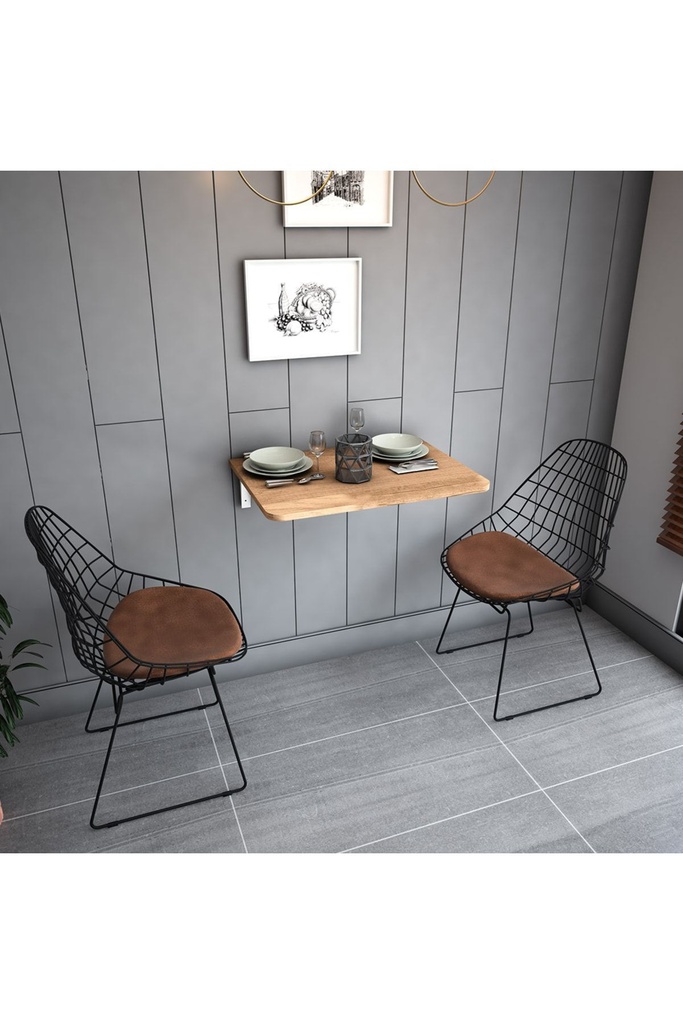 Dmm-13 Duvara Monte Masa Çalışma Yemek Masası Duvardan Açılan Montaj Monteli Masa