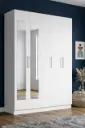 MDFLAM - 5 Kapaklı Gardırop 180cm G-03 - BEYAZ