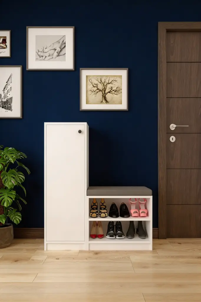 SUNTALAM - Beyaz Ayakkabılık %100 MDFLAM A-11 