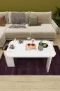 Minimal Orta Sehpa Geçmeli 90x50 cm %100 MDFLAM - OS04 