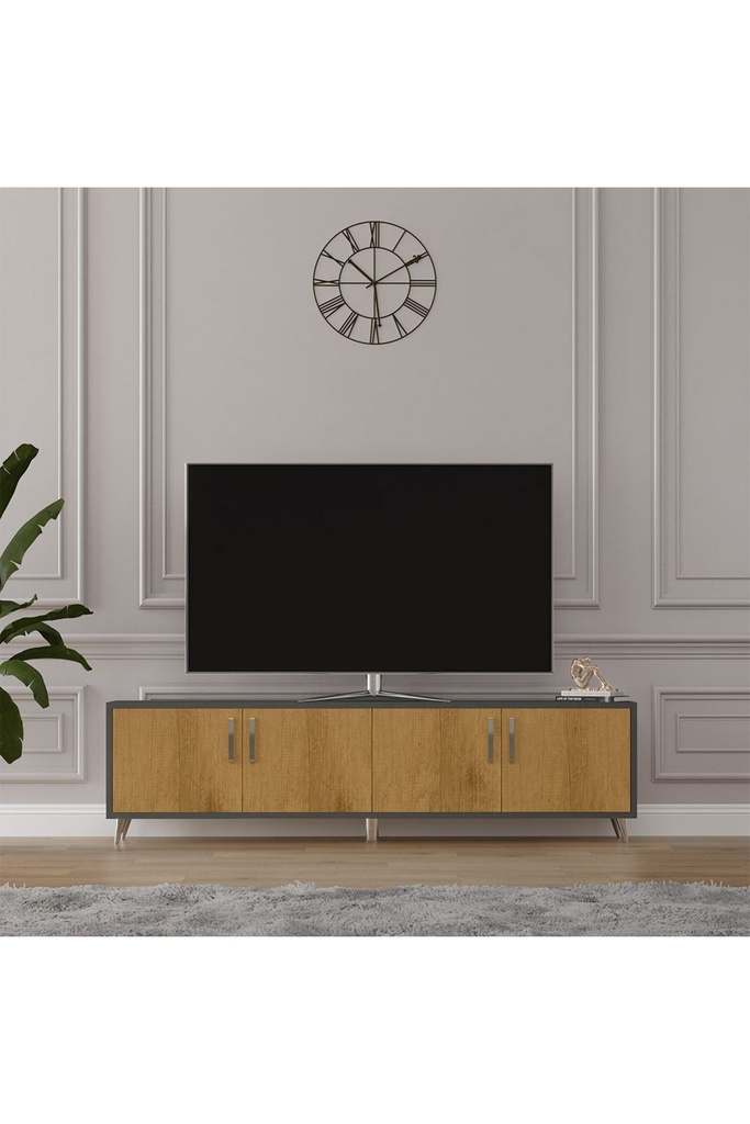 Tv Ünitesi Koyu Gri & Petra T-05 