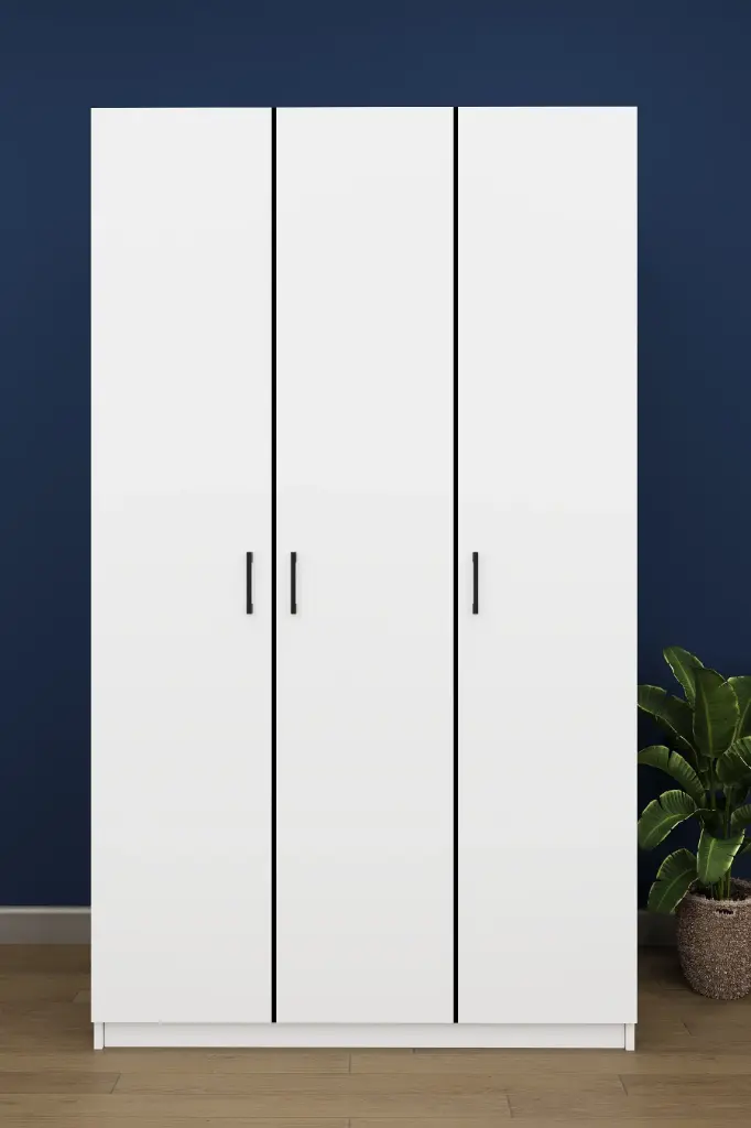 Yüklük Dolabı 3 Kapaklı 8 Bölmeli Raflı 120 cm - YK-02