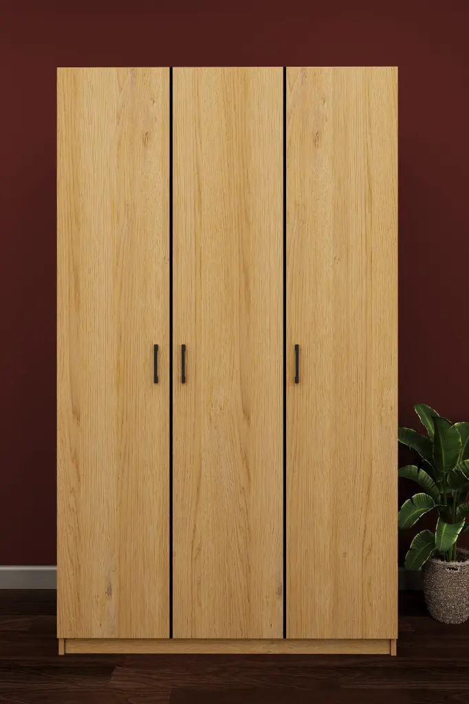 Yüklük Dolabı 3 Kapaklı 8 Bölmeli Raflı 120 cm - YK-02