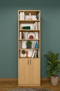 Karina Kapaklı Kitaplık 60x208 cm 8 Raflı %100 MDF K-36