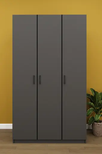 [YK02] Yüklük Dolabı 3 Kapaklı 8 Bölmeli Raflı 120 cm - YK-02